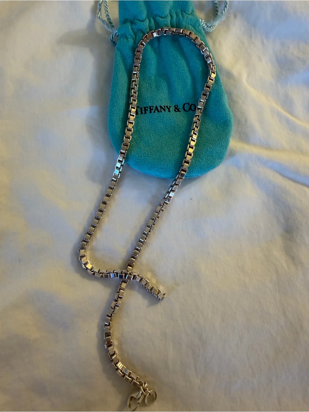 Tiffany & Co. Venetian Link Sterling Silver Necklace